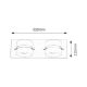 Rabalux Kupatilska rasveta Tony LED 2x 5W hrom (5490) - 5490-1-1