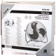 HOME Ventilator podni, prečnik 50cm, 120W, Inox - PVR 50 - EP2964289