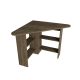 HANAH HOME Ugaoni radni sto Corner, braon - EP2801674
