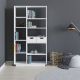 HANAH HOME Polica za knjige Luma, bela - 550ARN1612