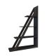 HANAH HOME Polica za knjige Arven, antracit - 550ARN1631