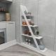 HANAH HOME Polica za knjige Arven, bela - 550ARN1632