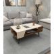 HANAH HOME Klub sto Aren, krem/braon - 550ARN1729