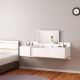 HANAH HOME Sto za šminkanje Zakkum, bela - 550ARN2203