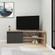 HANAH HOME Ugaona TV komoda Termera, braon/antracit - 550ARN2976