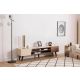 HANAH HOME TV komoda Clark, krem/braon - 550ARN3449