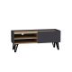 HANAH HOME TV komoda Viper, crna/braon - 550ARN3457