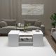 HANAH HOME Set klub stolova Sartos, bela - 550ARN3461