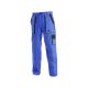 CANIS Ženske radne pantalone do struka Luxy Elena, plava/crna - 55162