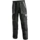 CANIS Radne pantalone do struka Luxy Josef, crna/siva - 55185
