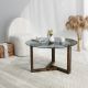 HANAH HOME Klub sto Miro, braon - 552NOS1413