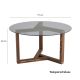 HANAH HOME Klub sto Miro, braon - 552NOS1413