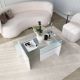 HANAH HOME Klub sto Escape, bela - 552NOS1442