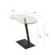 HANAH HOME Klub sto Fagioli, crna - 552NOS1447