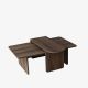 HANAH HOME Set klub stolova Paris 2/1, braon - EP3057821
