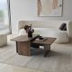 HANAH HOME Set klub stolova Paris 2/1, braon - EP3057821