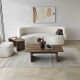 HANAH HOME Set klub stolova Paris 2/1, braon - EP3057821