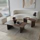 HANAH HOME Set klub stolova Paris 2/1, braon - EP3057821