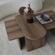 HANAH HOME Set klub stolova Paris 2/1, braon - EP3057821