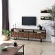 HANAH HOME TV komoda i police Aristo, tamnobraon - 552NOS1522