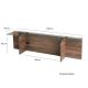 HANAH HOME TV komoda Escape, braon - 552NOS1602