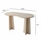HANAH HOME Radni sto Infini, mermerna krem - EP3057824