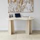 HANAH HOME Radni sto Infini, mermerna krem - EP3057824