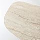 HANAH HOME Klub sto Rock, mermerna krem/braon - EP3057836