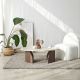 HANAH HOME Klub sto Rock, mermerna krem/braon - EP3057836