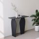 HANAH HOME Kozolni sto Arya, crna - EP3057839
