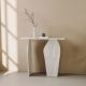 HANAH HOME Kozolni sto Arya, mermerna krem - EP3057842