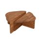 HANAH HOME Klub sto Altopiano, braon - 552NOS2254