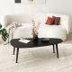 HANAH HOME Klub sto Sweet, antracit - 552NOS2261