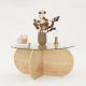 HANAH HOME Sto za dnevnu sobu Bubble Sapphire Oak - 173282