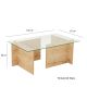 HANAH HOME Sto za dnevnu sobu Escape Sapphire Oak - 176011