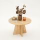 HANAH HOME Klub sto Mushroom, svetlobraon - 552NOS2272