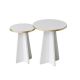 HANAH HOME Set stolova Mushroom 2 Gold White - 195106
