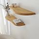 HANAH HOME Zidna polica Wavy 2, krem - 552NOS2442