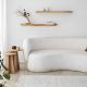 HANAH HOME Zidna polica Wavy 2, krem - 552NOS2442