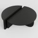 HANAH HOME Klub sto Podium, crna - 552NOS2475