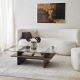 HANAH HOME Klub sto Saga Rectangle, braon - EP3057848