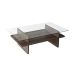 HANAH HOME Klub sto Saga Rectangle, braon - EP3057848