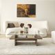 HANAH HOME Klub sto Saga Rectangle, braon - EP3057848