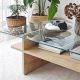 HANAH HOME Klub sto Saga Rectangle, svetlo braon - EP3057851