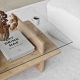 HANAH HOME Klub sto Saga Rectangle, svetlo braon - EP3057851