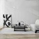 HANAH HOME Klub sto Saga Rectangle, crna - EP3057854