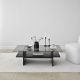 HANAH HOME Klub sto Saga Rectangle, crna - EP3057854