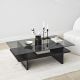 HANAH HOME Klub sto Saga Rectangle, crna - EP3057854