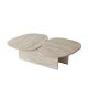 HANAH HOME Klub sto Stones, mermerna krem - EP3057857