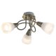 Rabalux Plafonjera Jenna E14 3x MAX 40W antična bronza (5533) - 5533